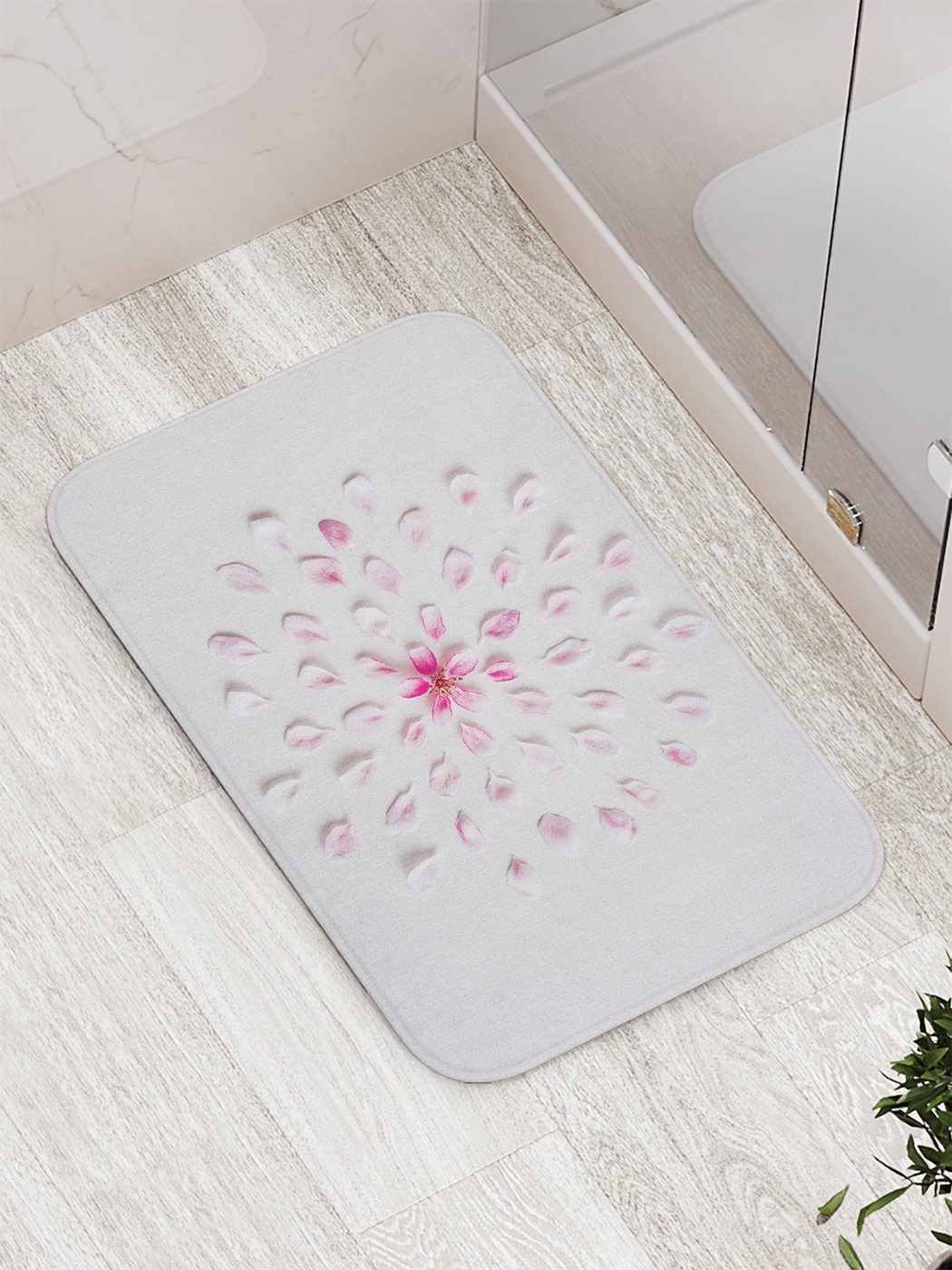 

Коврик противоскользящий для ванной, сауны, бассейна, 77х52 см bath_80053 JoyArty