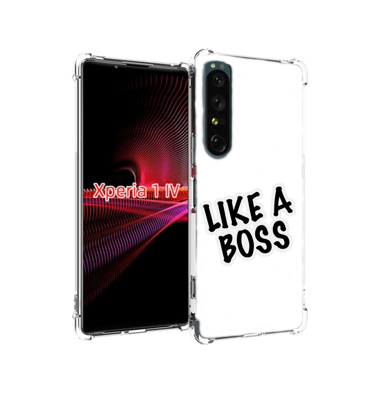 Чехол задняя-панель-накладка-бампер MyPads Like-a-boss для Sony Xperia 1 IV противоударный