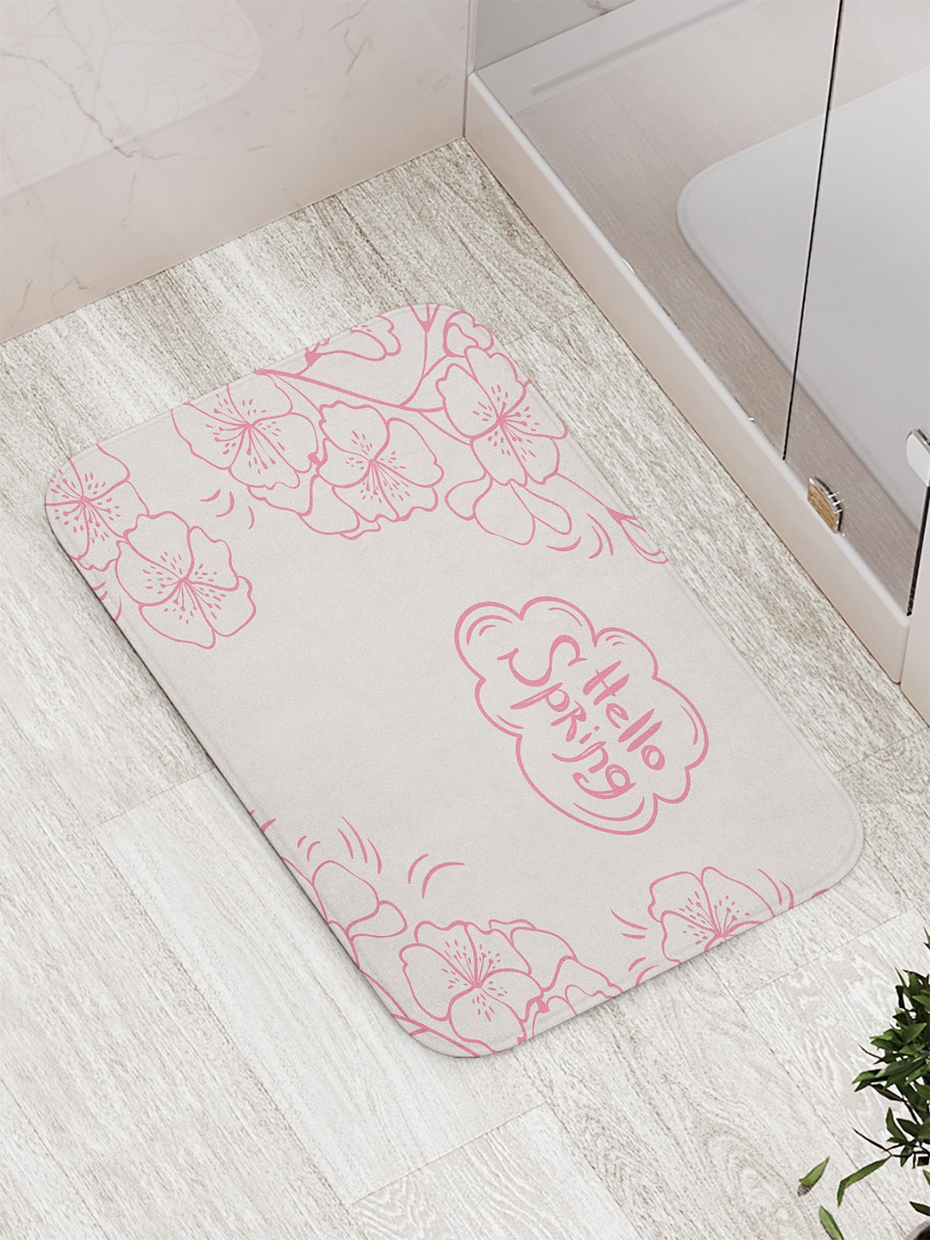 

Коврик противоскользящий для ванной, сауны, бассейна, 77х52 см bath_80043 JoyArty