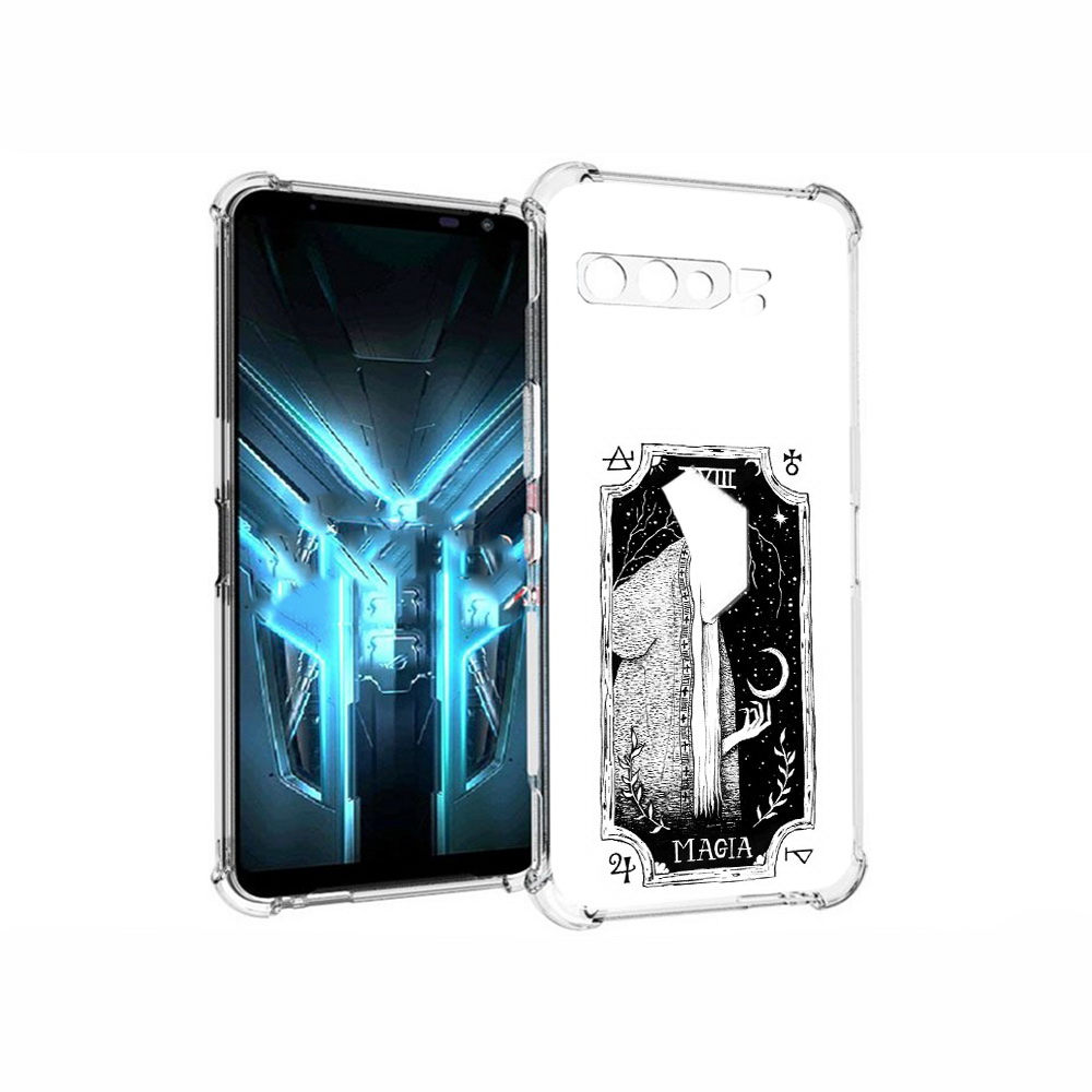 

Чехол MyPads Tocco для Asus ROG Phone 3 лунная магия, Прозрачный, Tocco