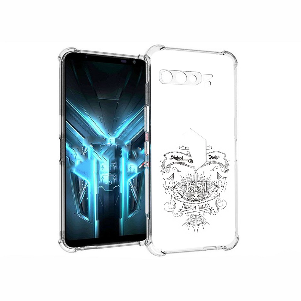

Чехол MyPads Tocco для Asus ROG Phone 3 логотип 1851 год, Прозрачный, Tocco