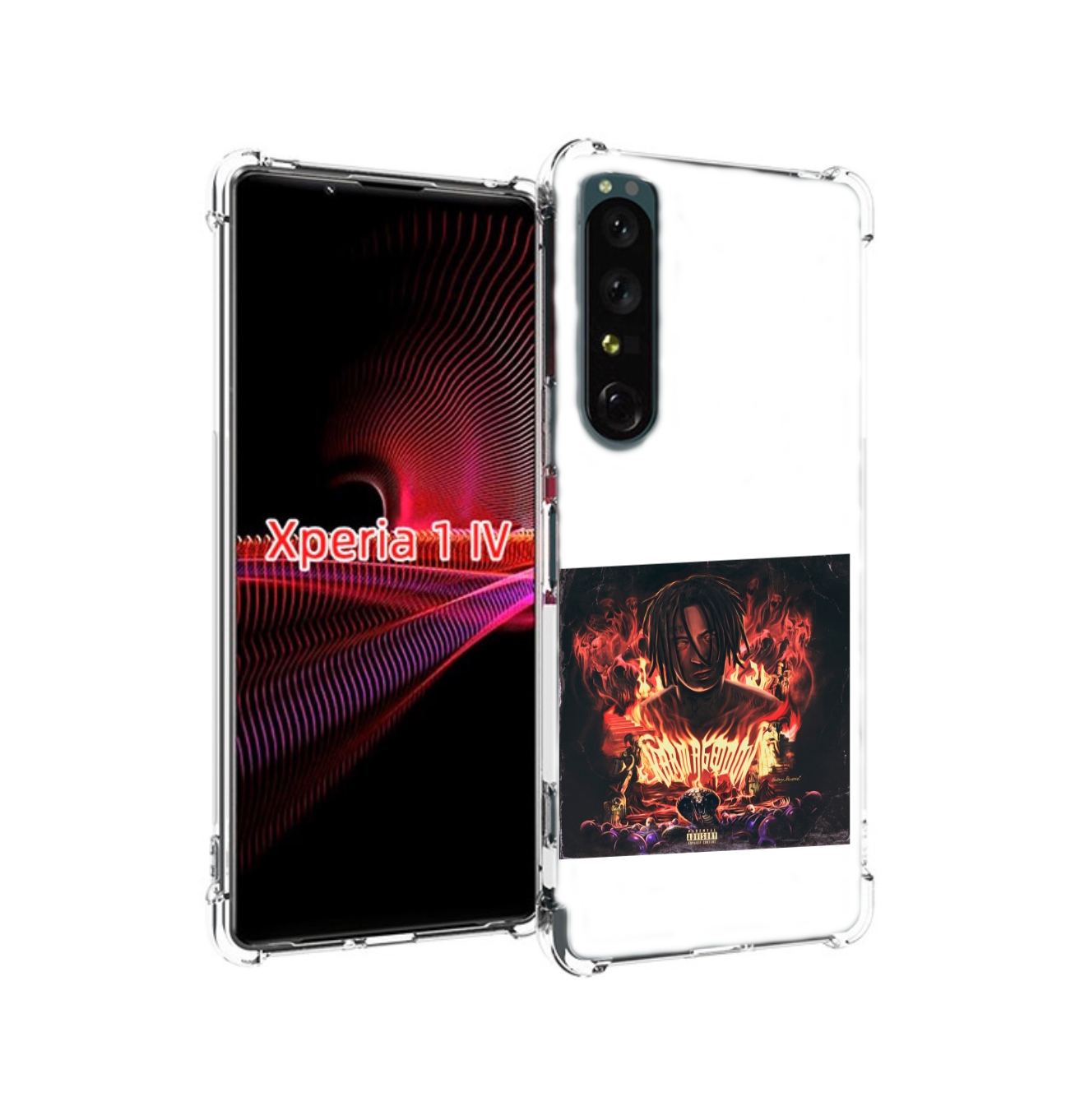 

Чехол задняя-панель-накладка-бампер MyPads Karmageddon Kizaru для Sony Xperia 1 IV прот..., Прозрачный, Tocco
