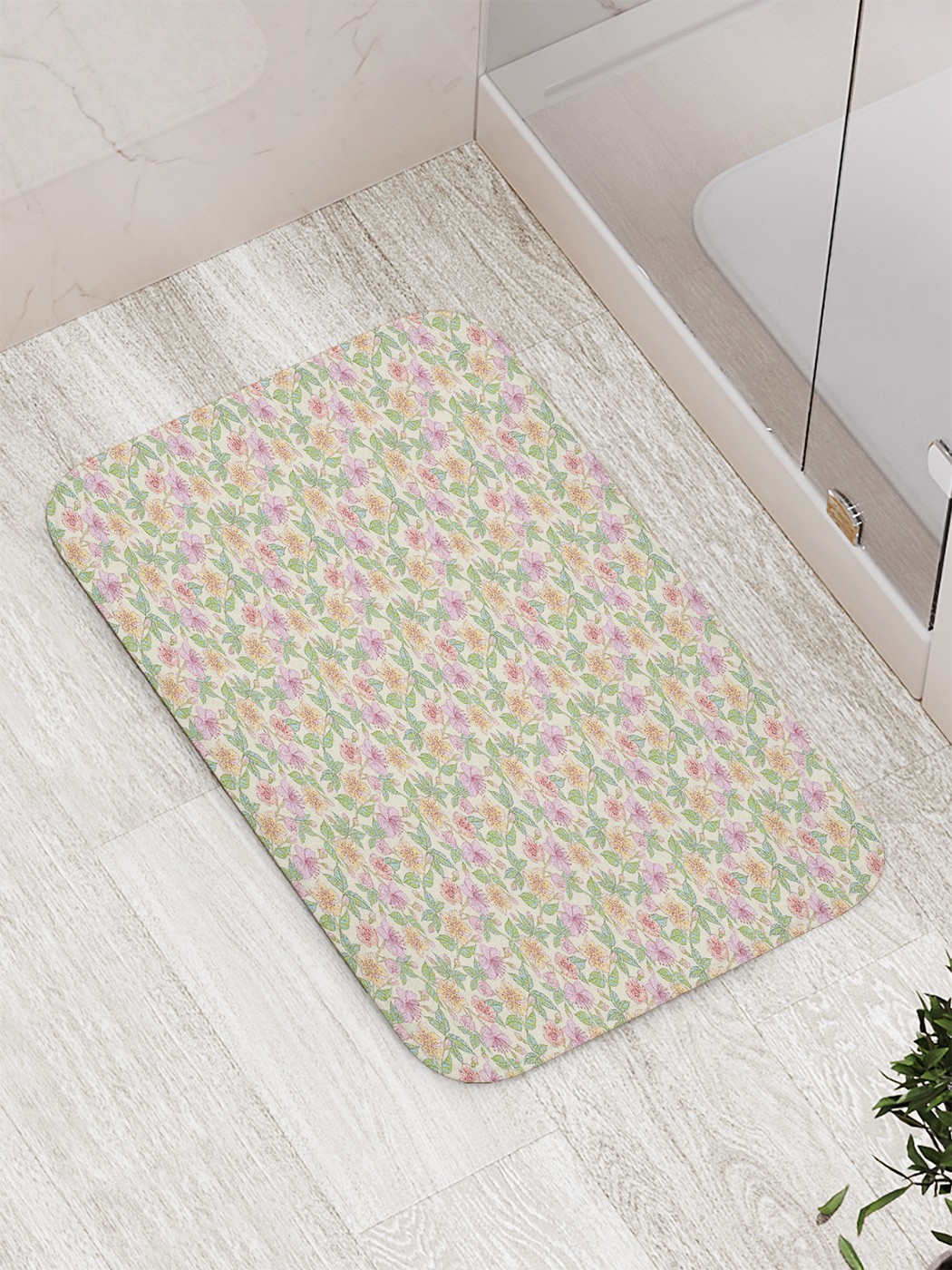 

Коврик противоскользящий для ванной, сауны, бассейна, 77х52 см bath_80031 JoyArty