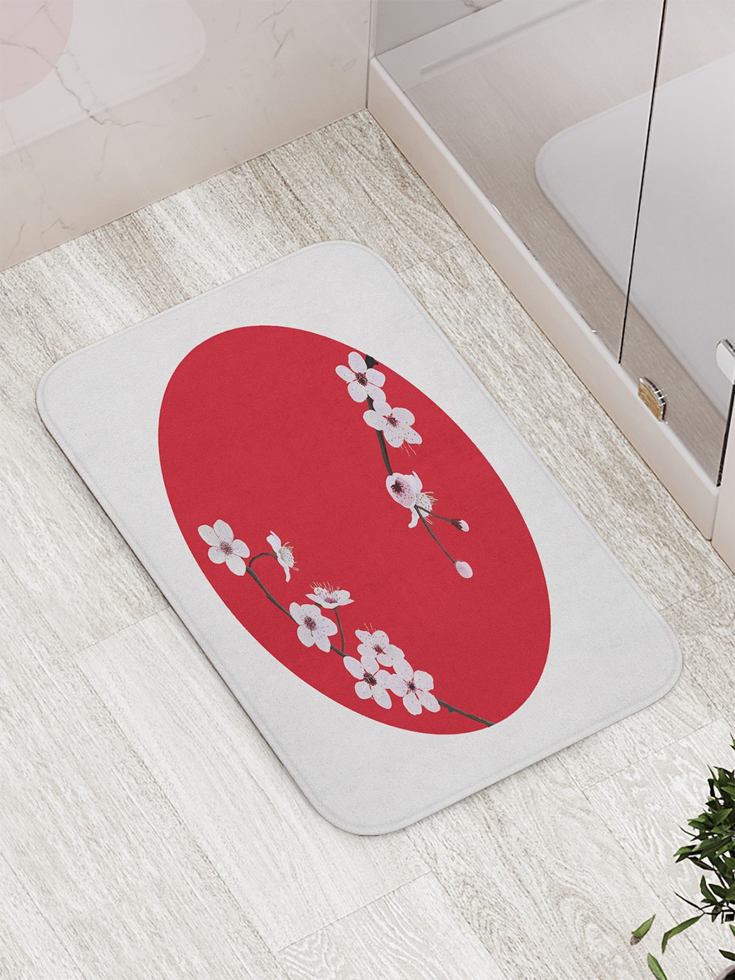 

Коврик противоскользящий для ванной, сауны, бассейна, 77х52 см bath_80030 JoyArty