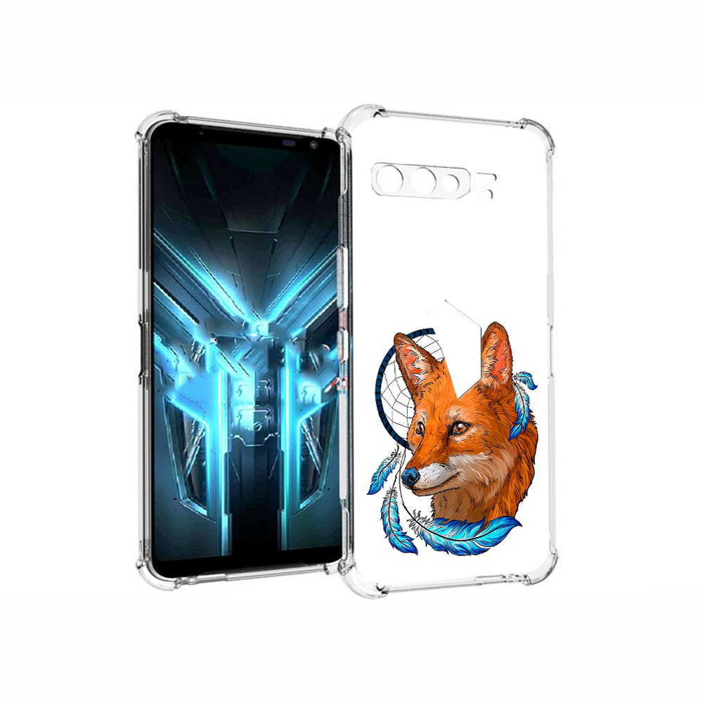 

Чехол MyPads Tocco для Asus ROG Phone 3 лиса и ловец снов, Прозрачный, Tocco