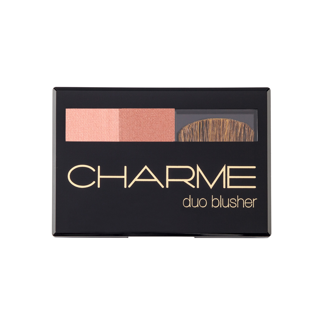 фото Румяна charme двухцветные "duo blusher" 05 сливочный персик