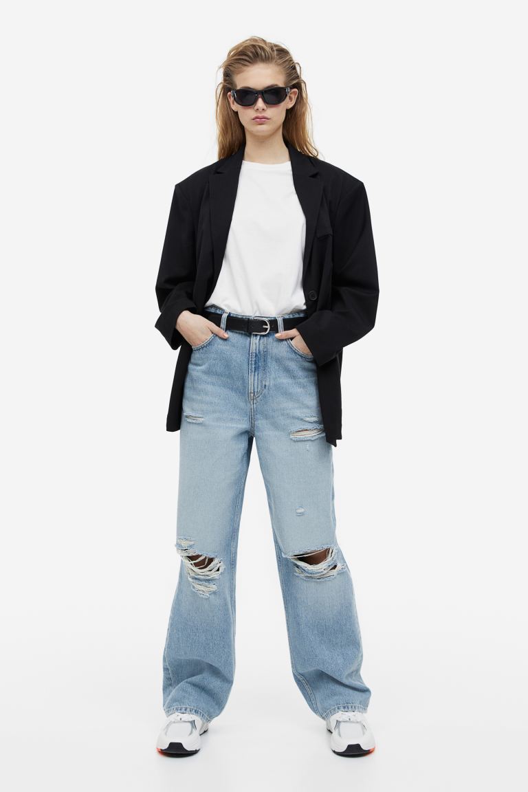 

Джинсы женские H&M 1139990002 синие 48 EU (доставка из-за рубежа), 1139990002