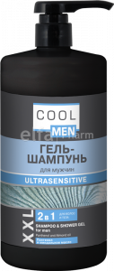 фото Гель-шампунь эльфа cool men ultrasensitive 1000мл