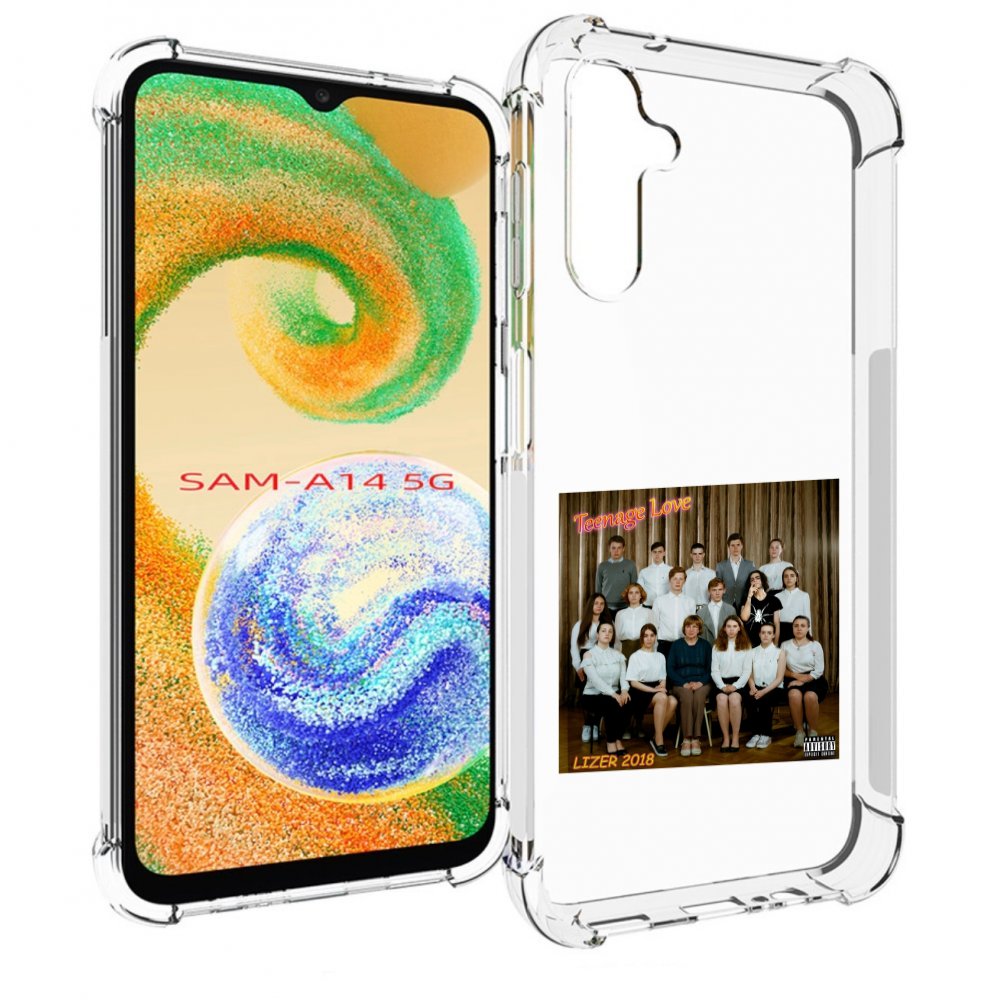 

Чехол Mypads Teenage Love Lizer Для Samsung Galaxy A14 5G, Прозрачный, Tocco
