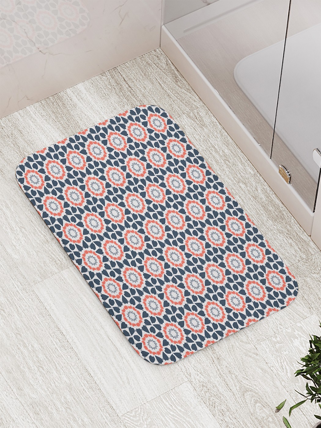 

Коврик противоскользящий для ванной, сауны, бассейна, 77х52 см bath_79950 JoyArty