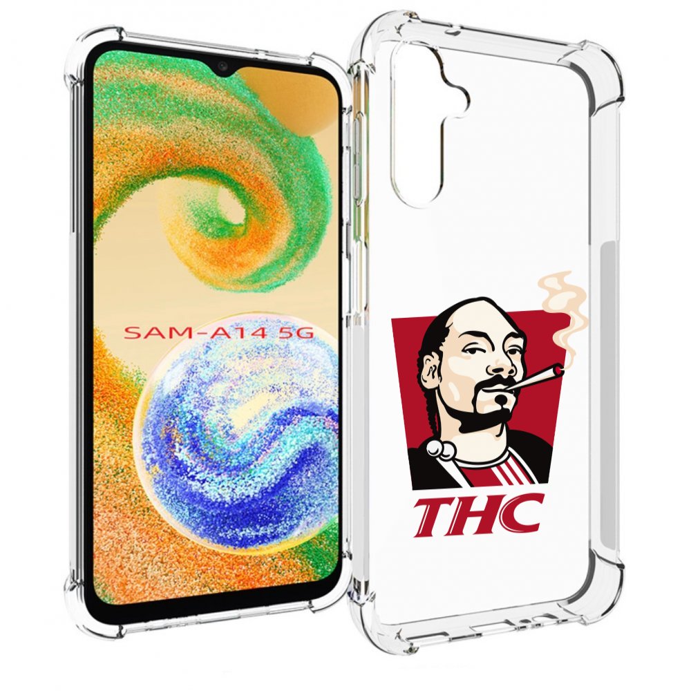 

Чехол Mypads Thc Для Samsung Galaxy A14 5G, Прозрачный, Tocco