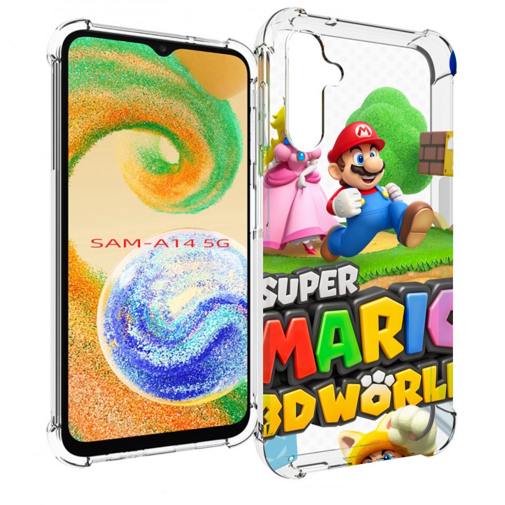 

Чехол Mypads Super Mario 3D World Для Samsung Galaxy A14 5G, Прозрачный, Tocco