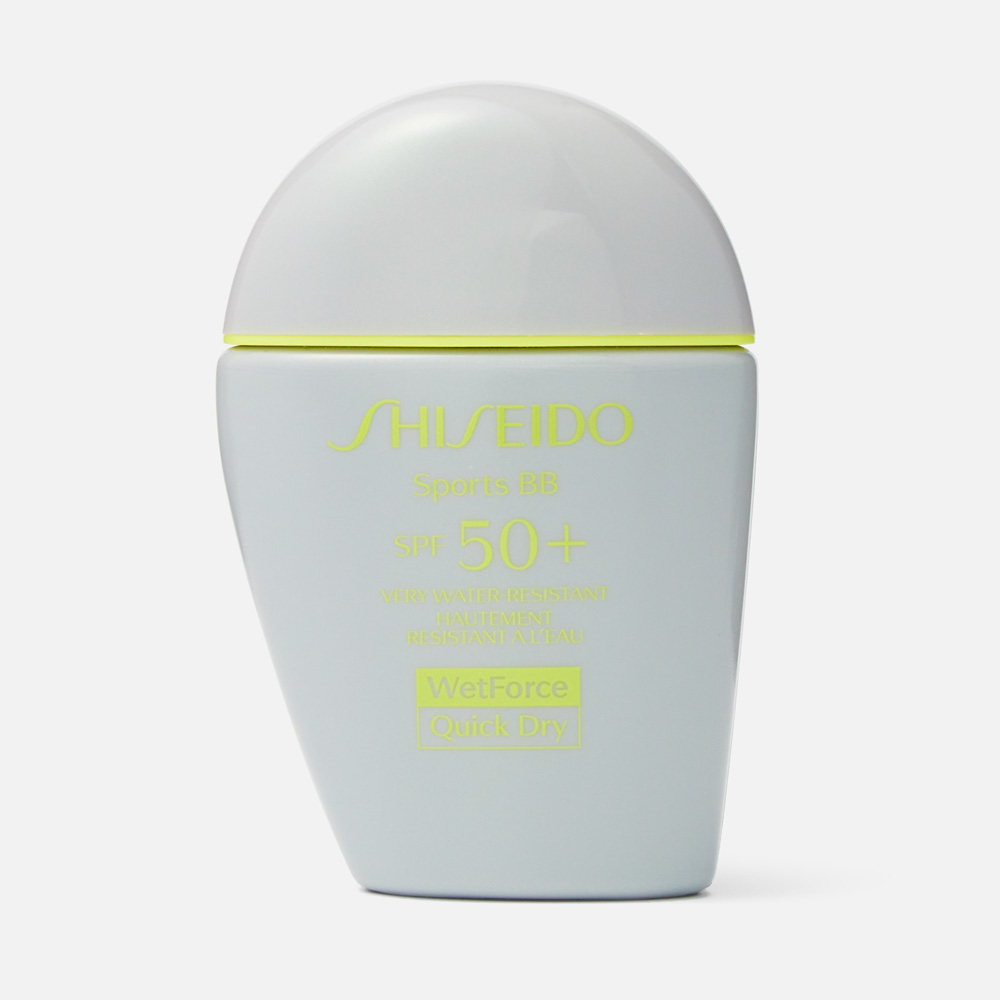 BB-крем для лица Shiseido Sports, SPF50+, быстросохнущий, тон Medium Dark, 30 мл тональный крем для лица 7 days b colour матирующий тон 03 medium 30 мл