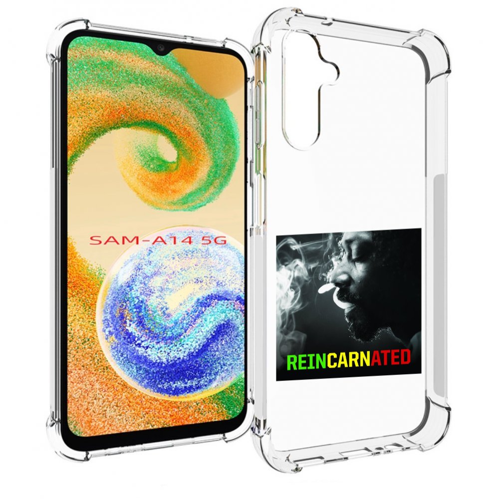 

Чехол Mypads Snoop Dogg Reincarnated Для Samsung Galaxy A14 5G, Прозрачный, Tocco