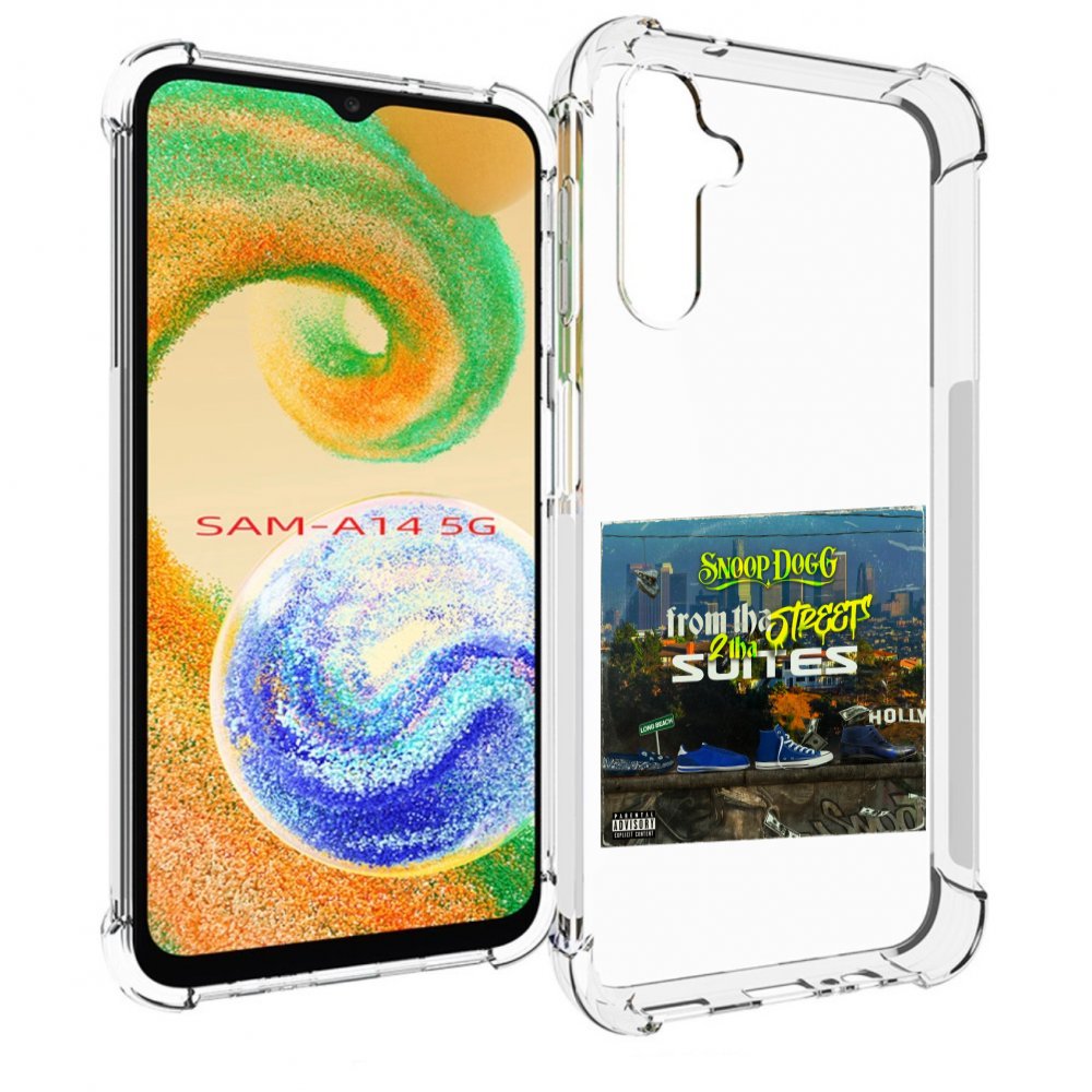 

Чехол Mypads Snoop Dogg From The Street 2 Tha Suites Для Samsung Galaxy A14 5G, Прозрачный, Tocco