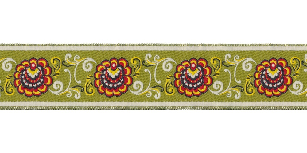 

Лента Gamma 35 мм 10 м отделочная цвет зеленый