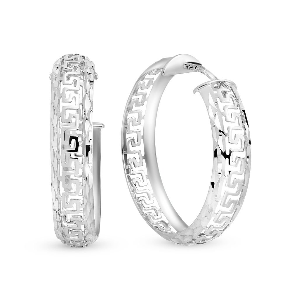 

Серьги из серебра без вставки 585Gold 702006266, 702006266