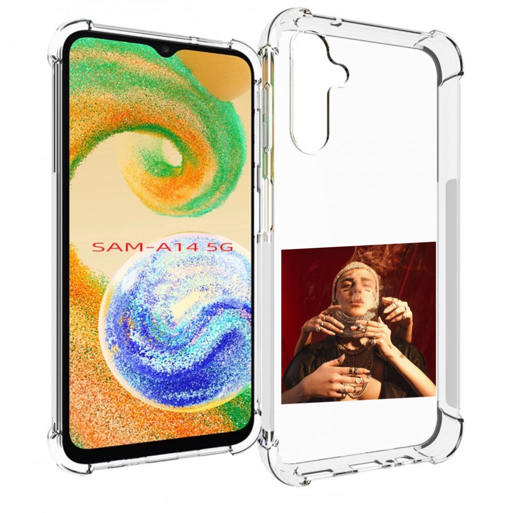 

Чехол Mypads Slime Face Для Samsung Galaxy A14 5G, Прозрачный, Tocco