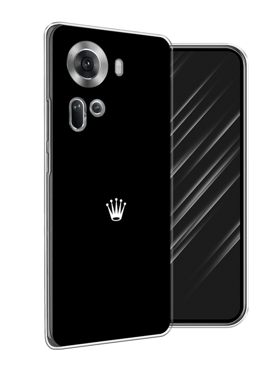 

Чехол Awog на Oppo Reno 11 (Global) "Белая корона на черном фоне", Черный, 2515850-1