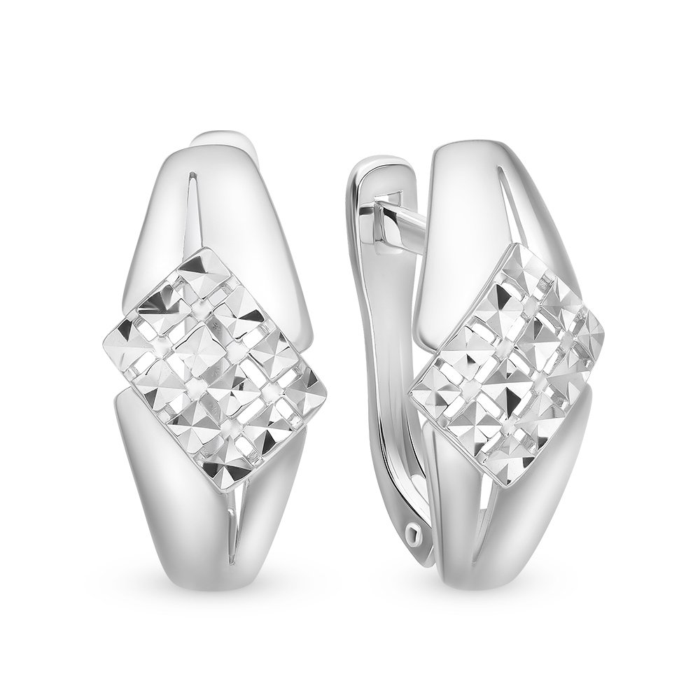 

Серьги из серебра без вставки 585Gold 702006001, 702006001