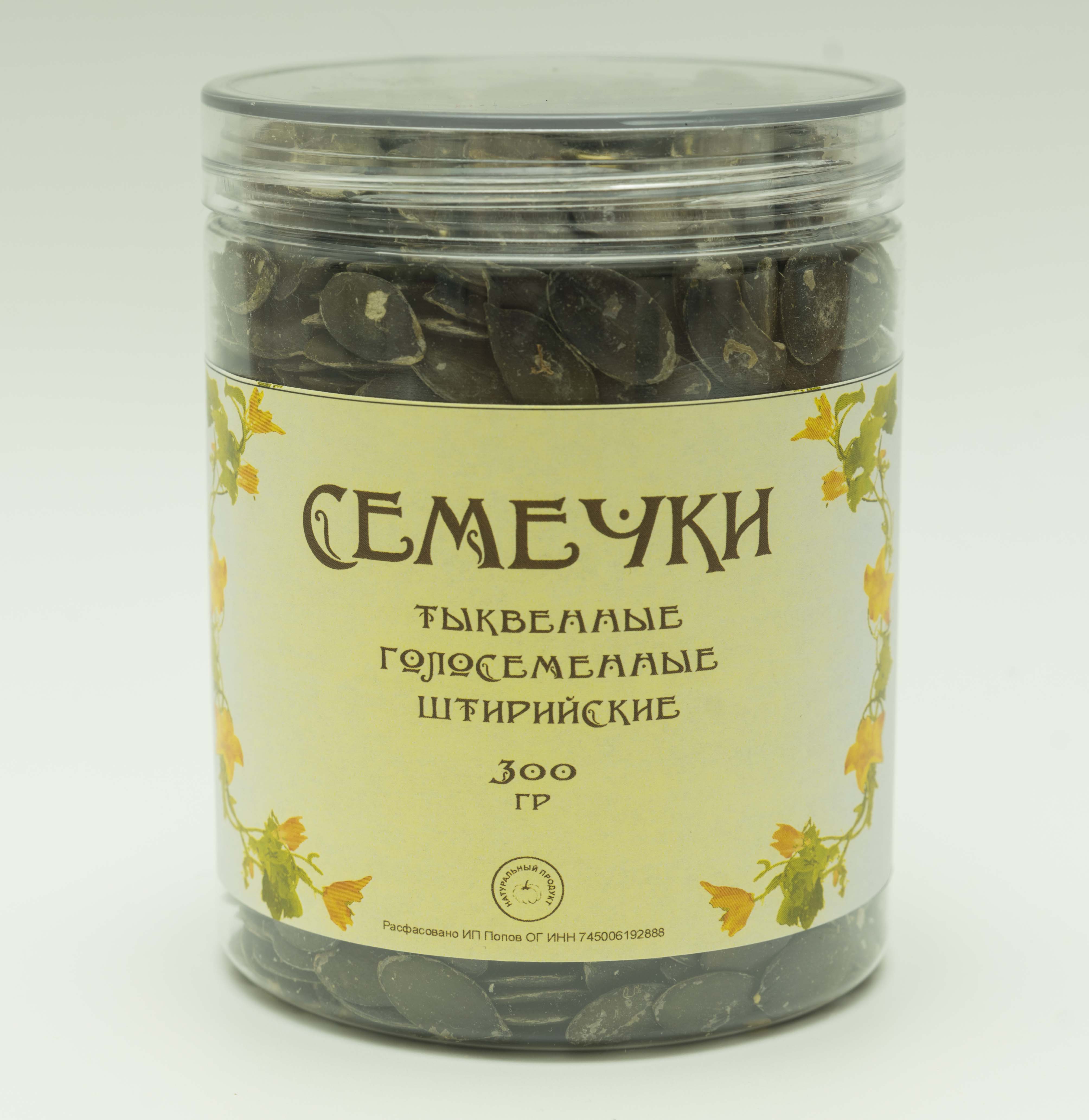 

Семечки тыквы штирийской, Мануфактура поповыхЪ, сырые, 300 г