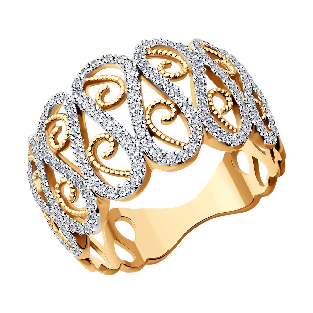 

Кольцо из золота р. 17,5 SOKOLOV Diamonds 1011141, бриллиант, 1011141