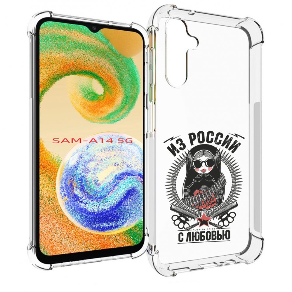 

Чехол MyPads Из России с любовью для Samsung Galaxy A14 5G, Прозрачный, Tocco
