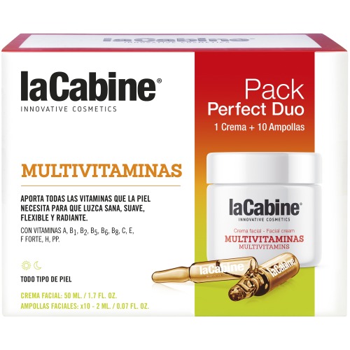 фото Набор la cabine, perfect duo multivitamines "дуэт" (сыворотка 10х2 мл, крем 50 мл)