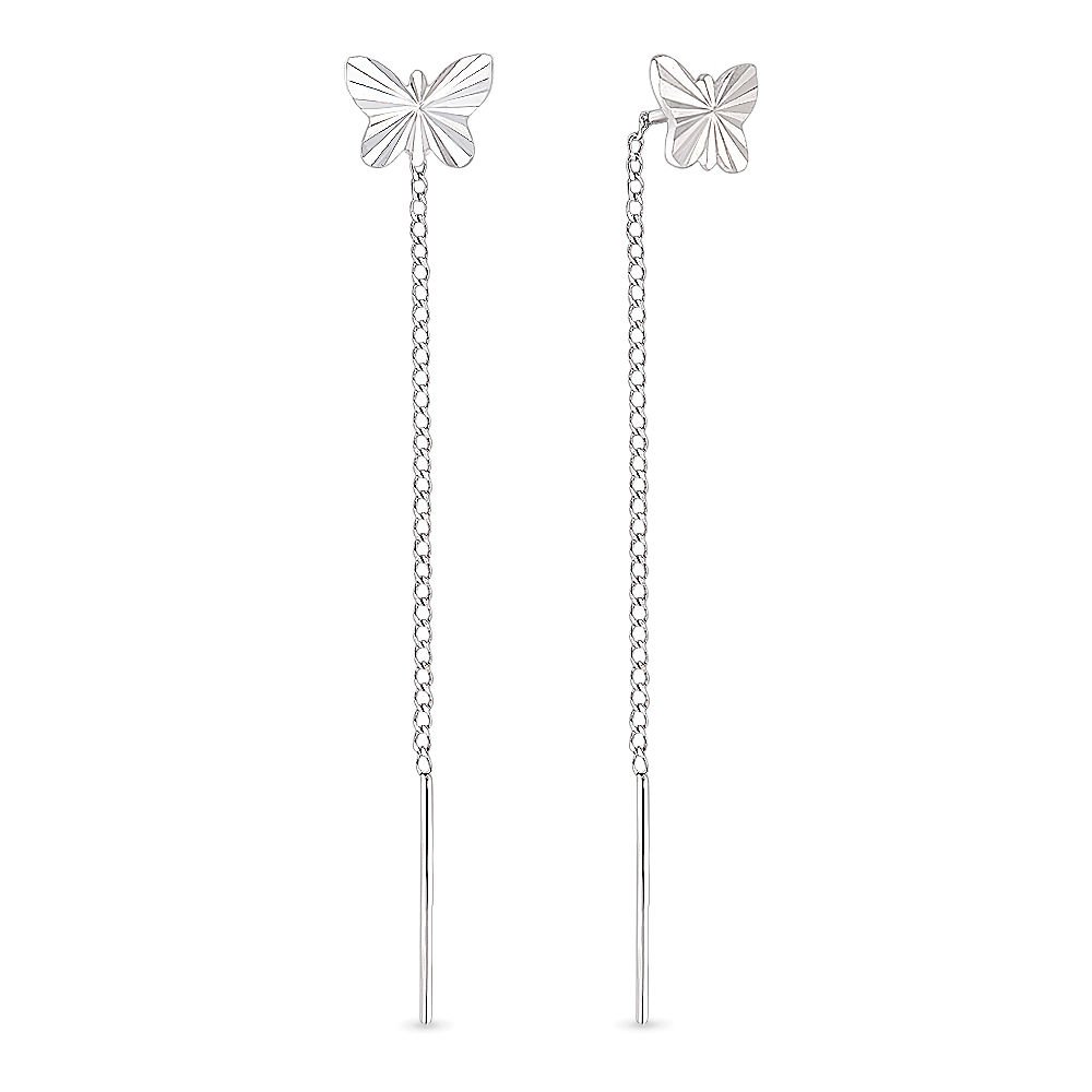 

Серьги продевки из серебра 585Gold 702005454, 702005454