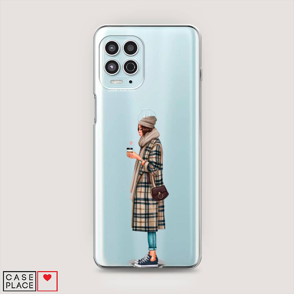 

Чехол на Motorola Moto G100 "Утренний кофе", Коричневый;бежевый, 241650-6