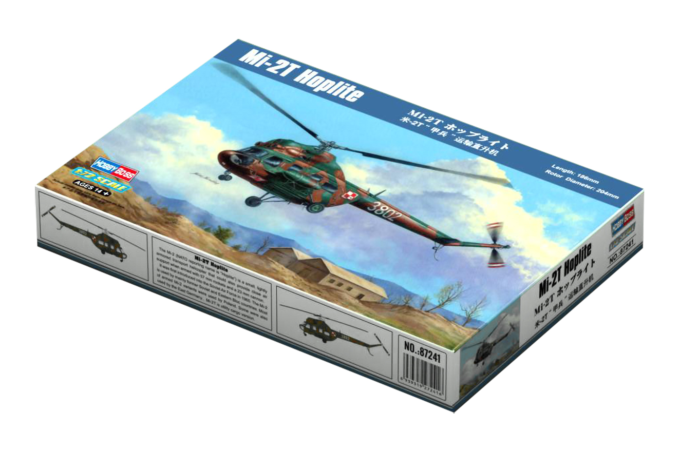 

Сборная модель HobbyBoss вертолёт Ми-2Т Hoplite 87241, Ми-2Т