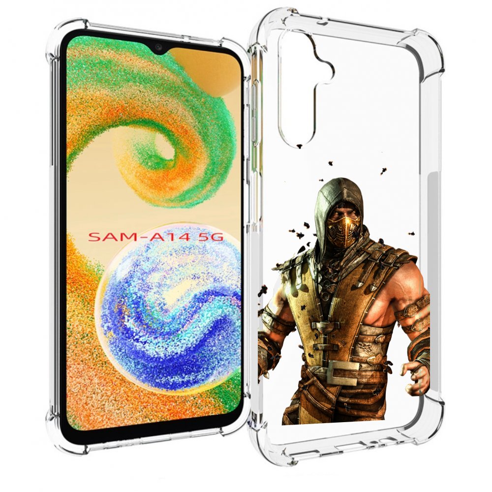 

Чехол MyPads Mortal Kombat scorpion для Samsung Galaxy A14 5G, Прозрачный, Tocco