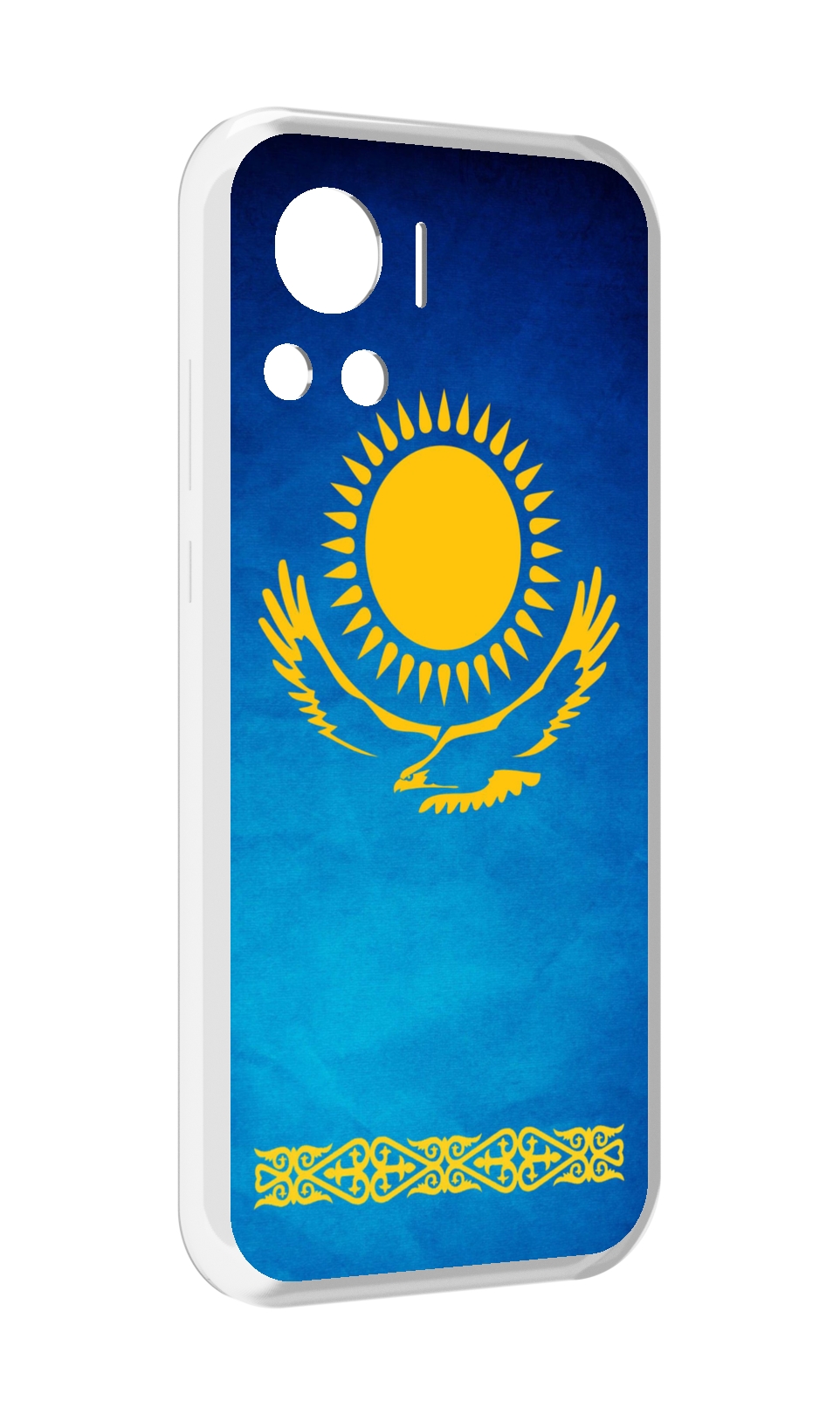 

Чехол MyPads герб и флаг казахстана для Motorola Edge 30 Ultra, Прозрачный, Tocco