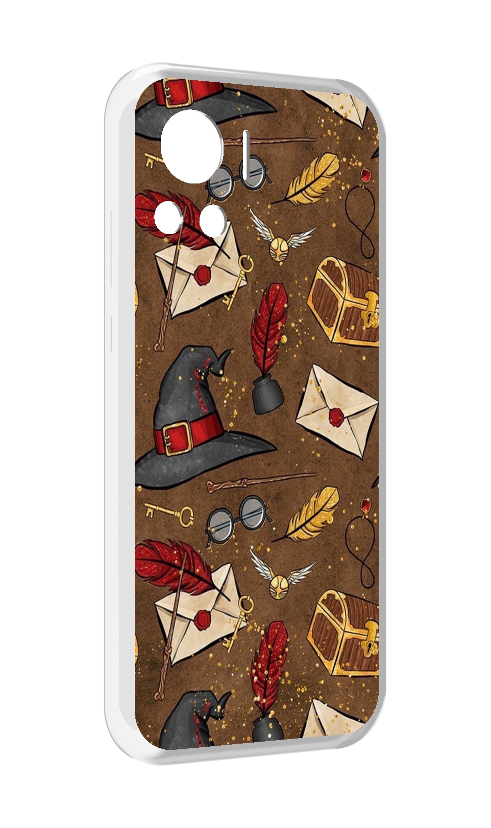 

Чехол MyPads гарри-поттер-вайб для Motorola Edge 30 Ultra, Прозрачный, Tocco