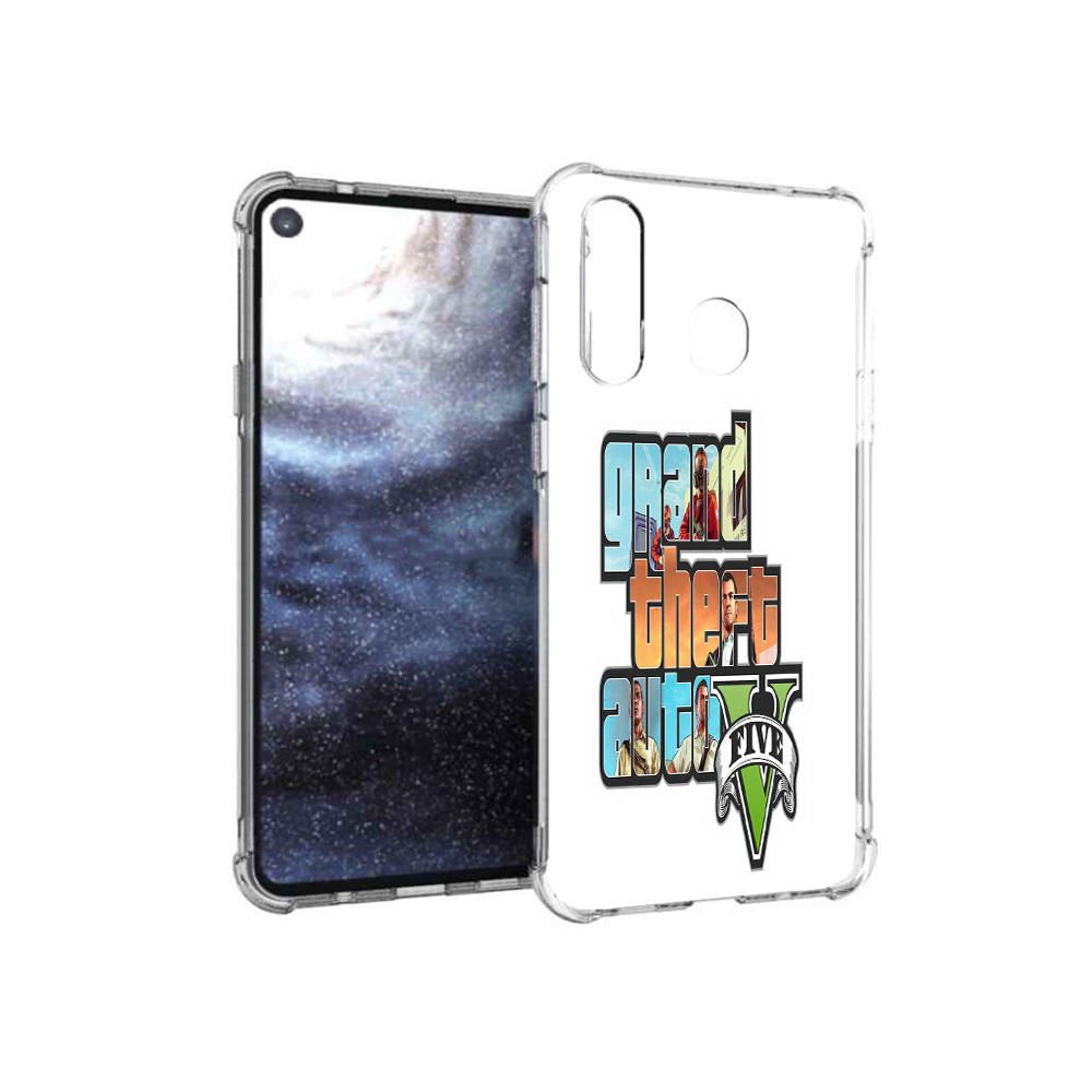 

Чехол MyPads Tocco для Samsung Galaxy A8s игра гта (PT124633.501.373), Прозрачный, Tocco