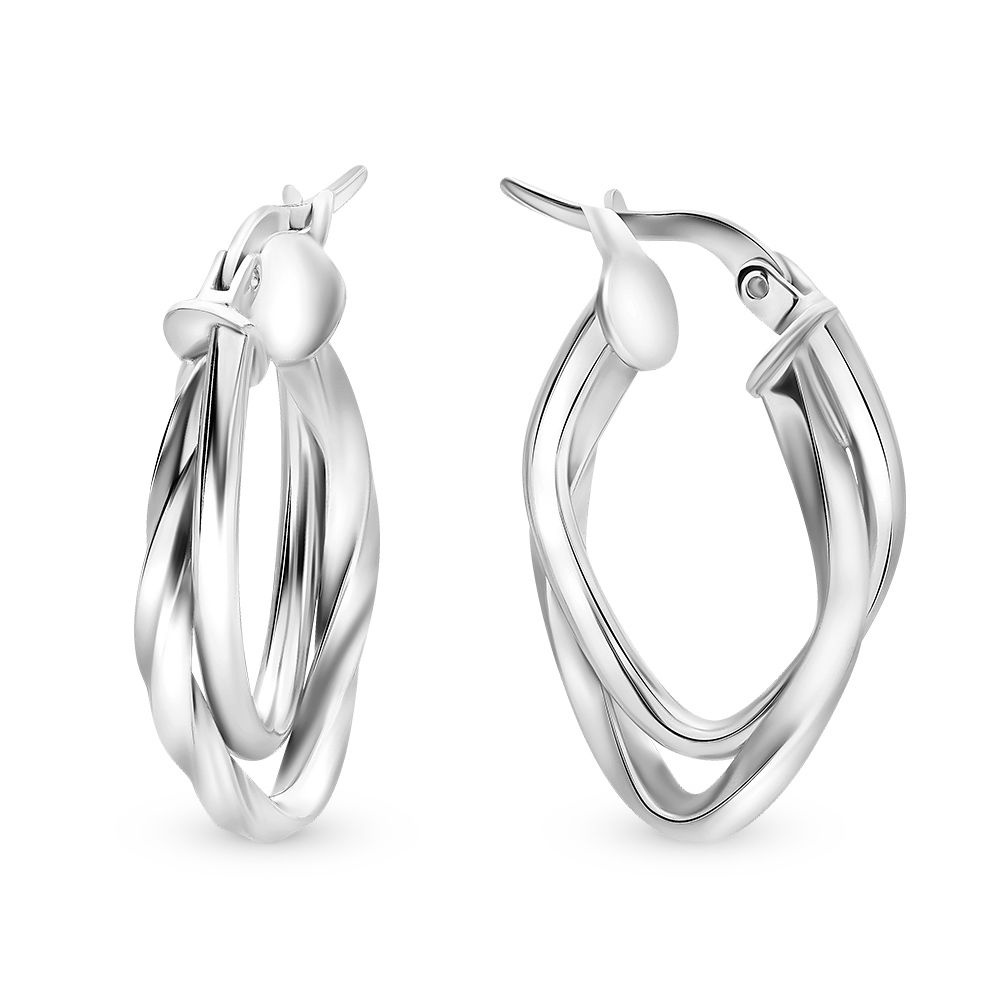 

Серьги из серебра без вставки 585Gold 702005329, 702005329