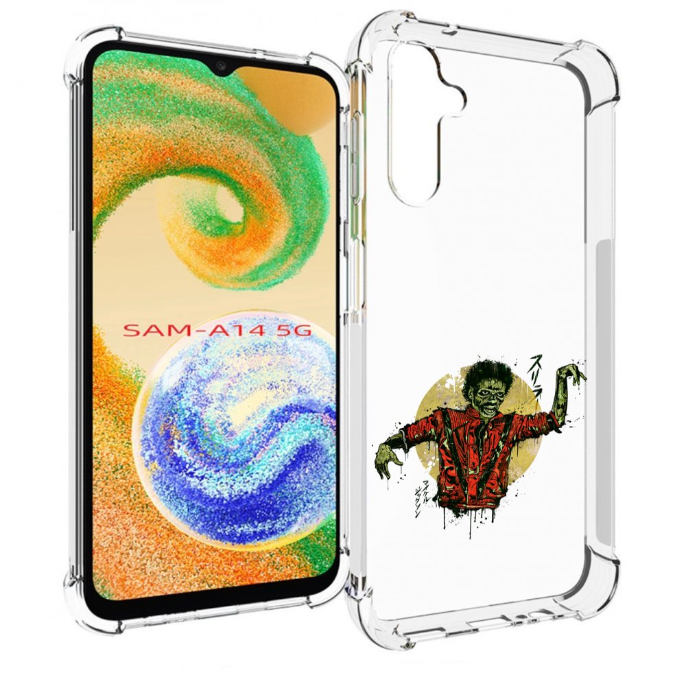 

Чехол MyPads Зомби для Samsung Galaxy A14 5G, Прозрачный, Tocco