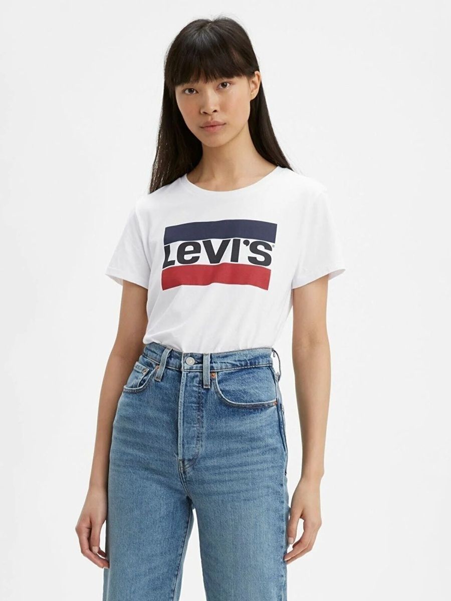 

Футболка женская Levi's 17369-0297 белая M, Белый, 17369-0297