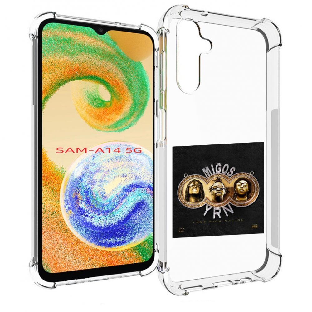 

Чехол MyPads Migos - Yung Rich Nation для Samsung Galaxy A14 5G, Прозрачный, Tocco