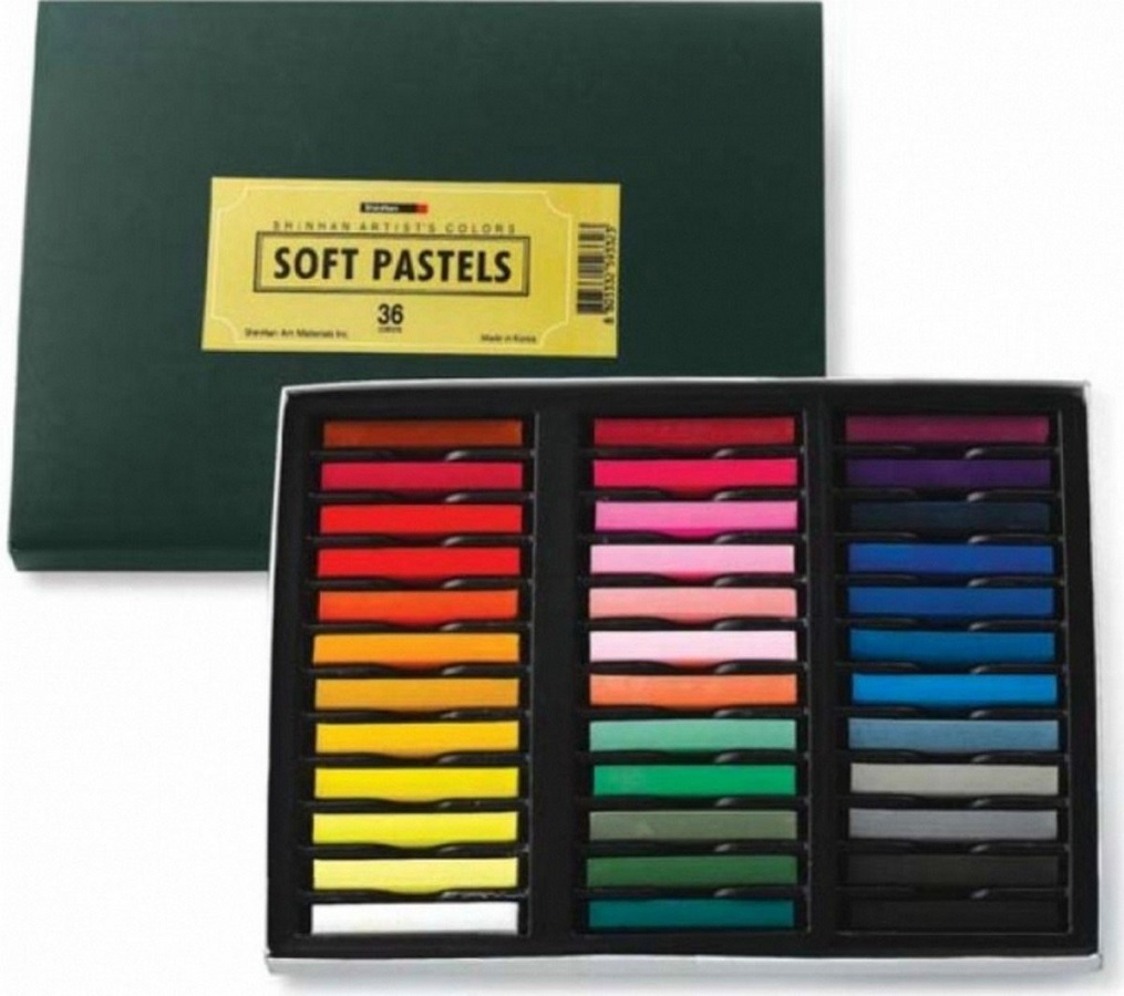 Набор пастели SHINHANART Soft Pastel 36 set LARGE 36 цветов 1305₽