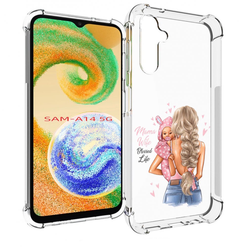 

Чехол MyPads Mama-wibe для Samsung Galaxy A14 5G, Прозрачный, Tocco