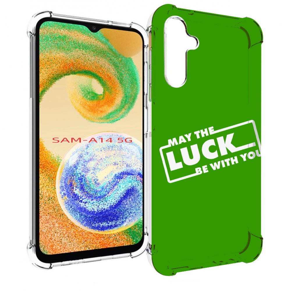 

Чехол MyPads Luck green для Samsung Galaxy A14 5G, Прозрачный, Tocco