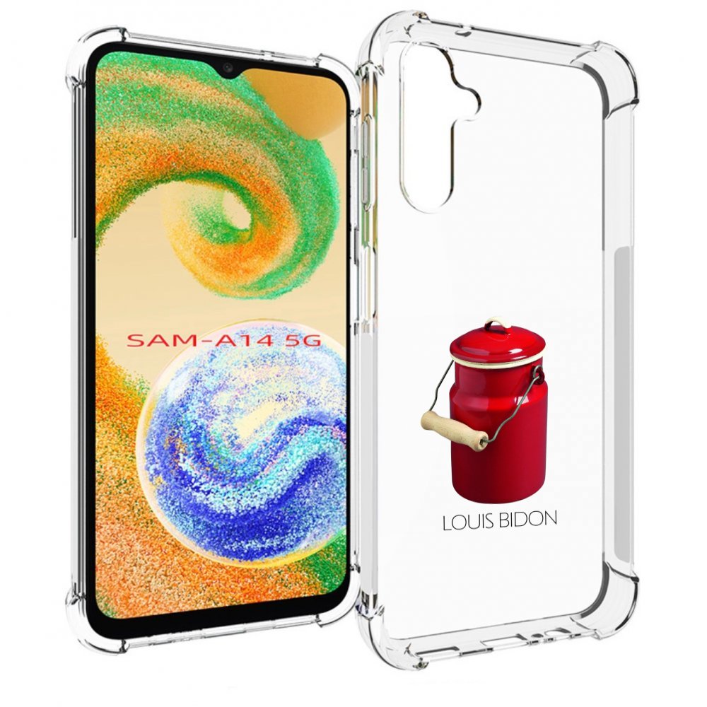 

Чехол MyPads Louis-bidon для Samsung Galaxy A14 5G, Прозрачный, Tocco