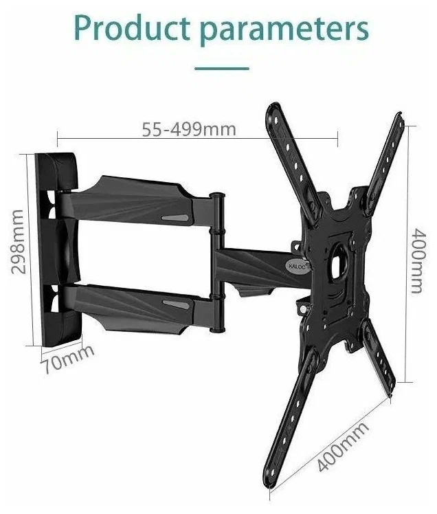 

Кронштейн для телевизора KALOC X4 Размеры 32-65 дюймов, RD0279022780990