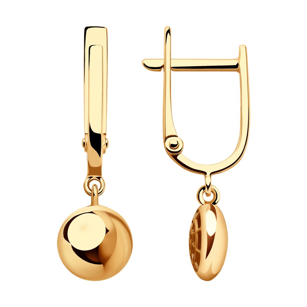 

Серьги подвески из красного золота SOKOLOV 029545, 029545
