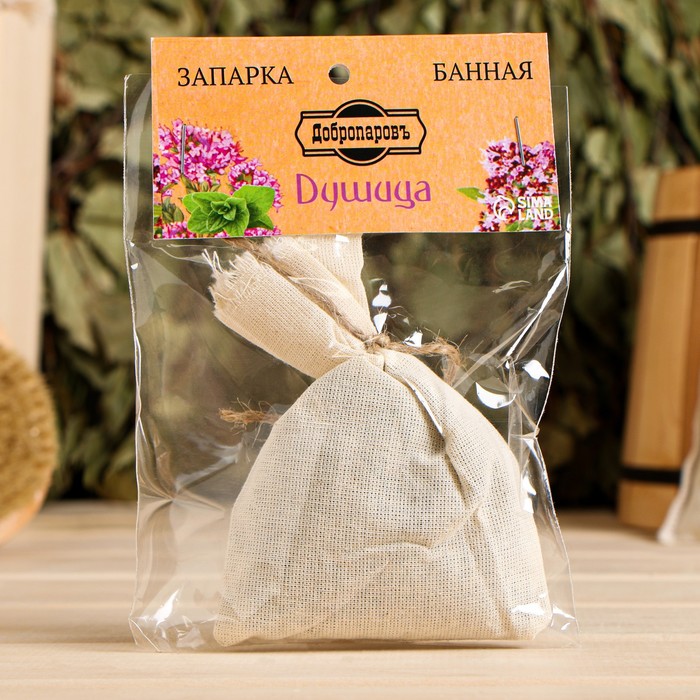 

Запарка для бани душица Добропаровъ Р00011560 30 г, Ароматная банька