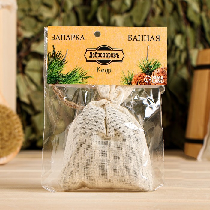 

Запарка для бани натуральная "Кедр" 30 гр, Ароматная банька