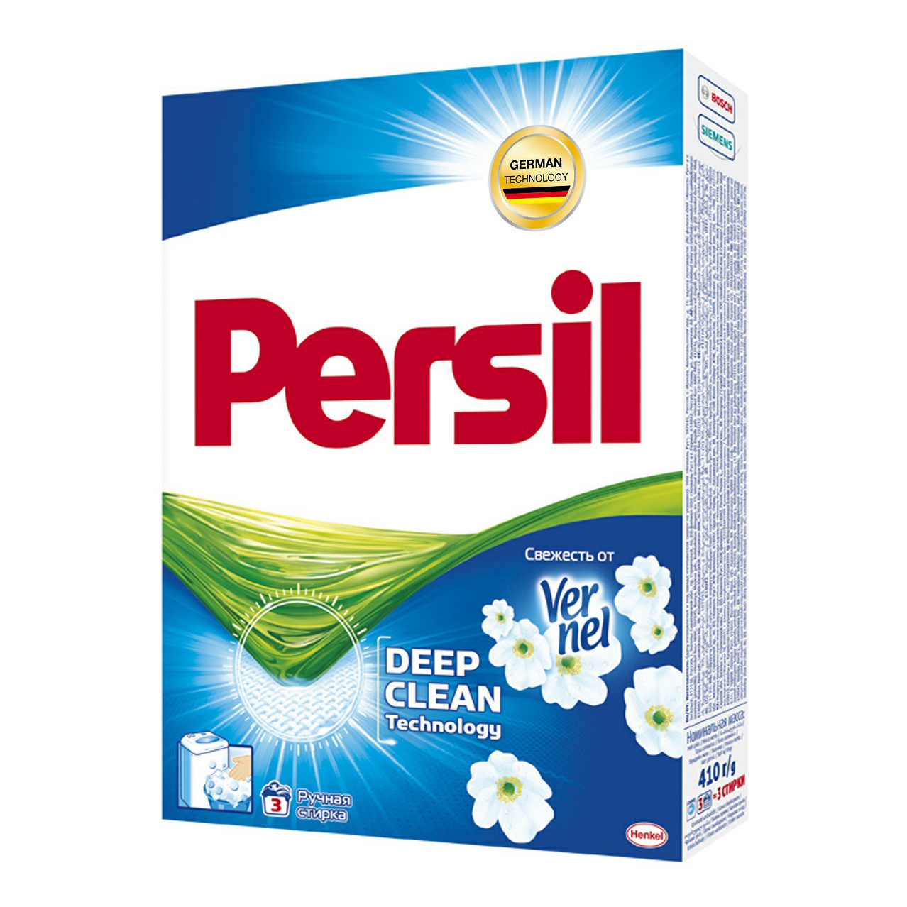 

Стиральный порошок Persil Свежесть от Vernel 410 г
