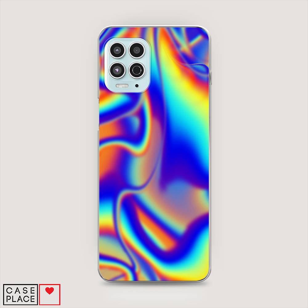 

Чехол на Motorola Moto G100 "Яркая голограмма", Разноцветный, 241650-3