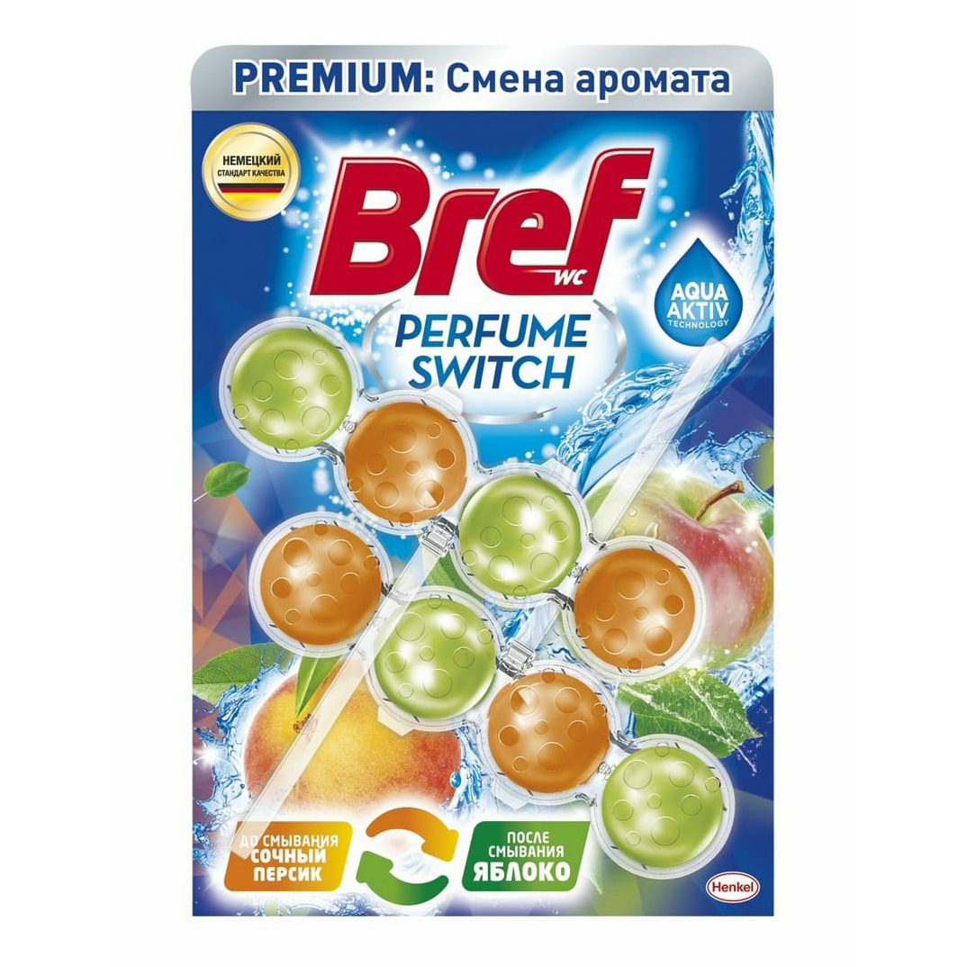 

Блок Bref Perfume Switch персик-яблоко для унитаза 50 г